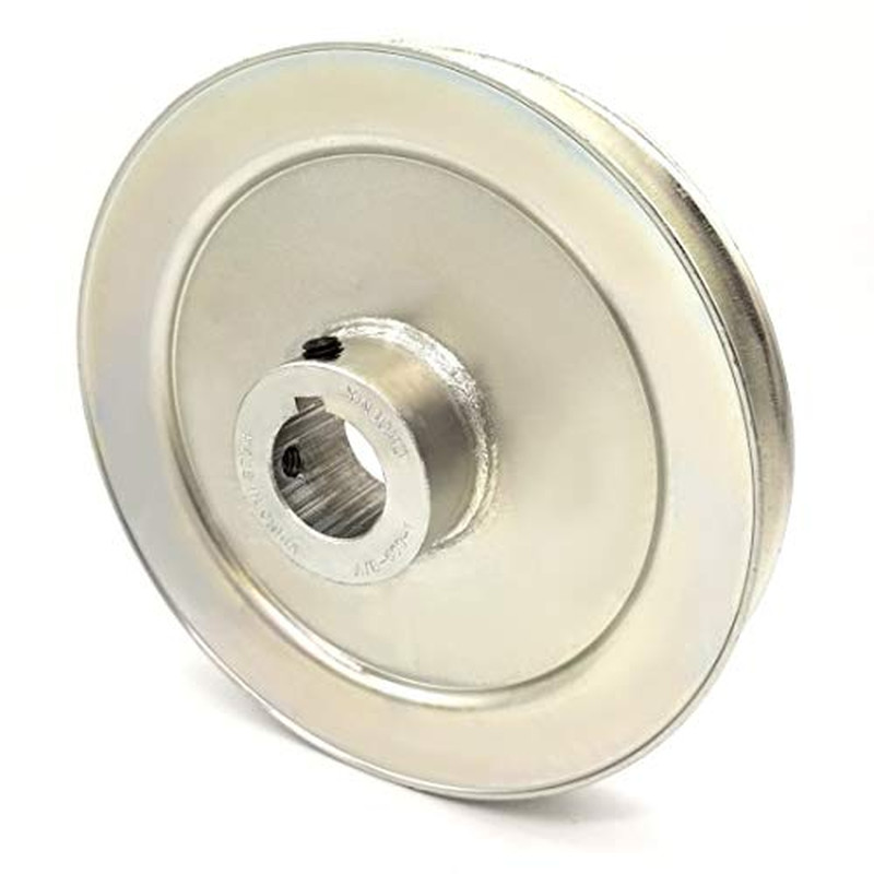 Mfg. V-Groove Drive Pulley, 6'' Diameter, 1" Bore, Steel