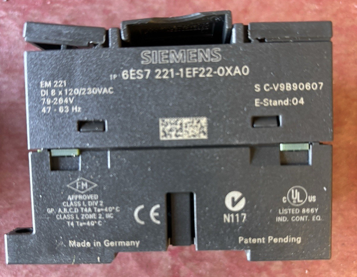 Siemens 6ES7 221-1EF22-0XA0 Digital Input Module