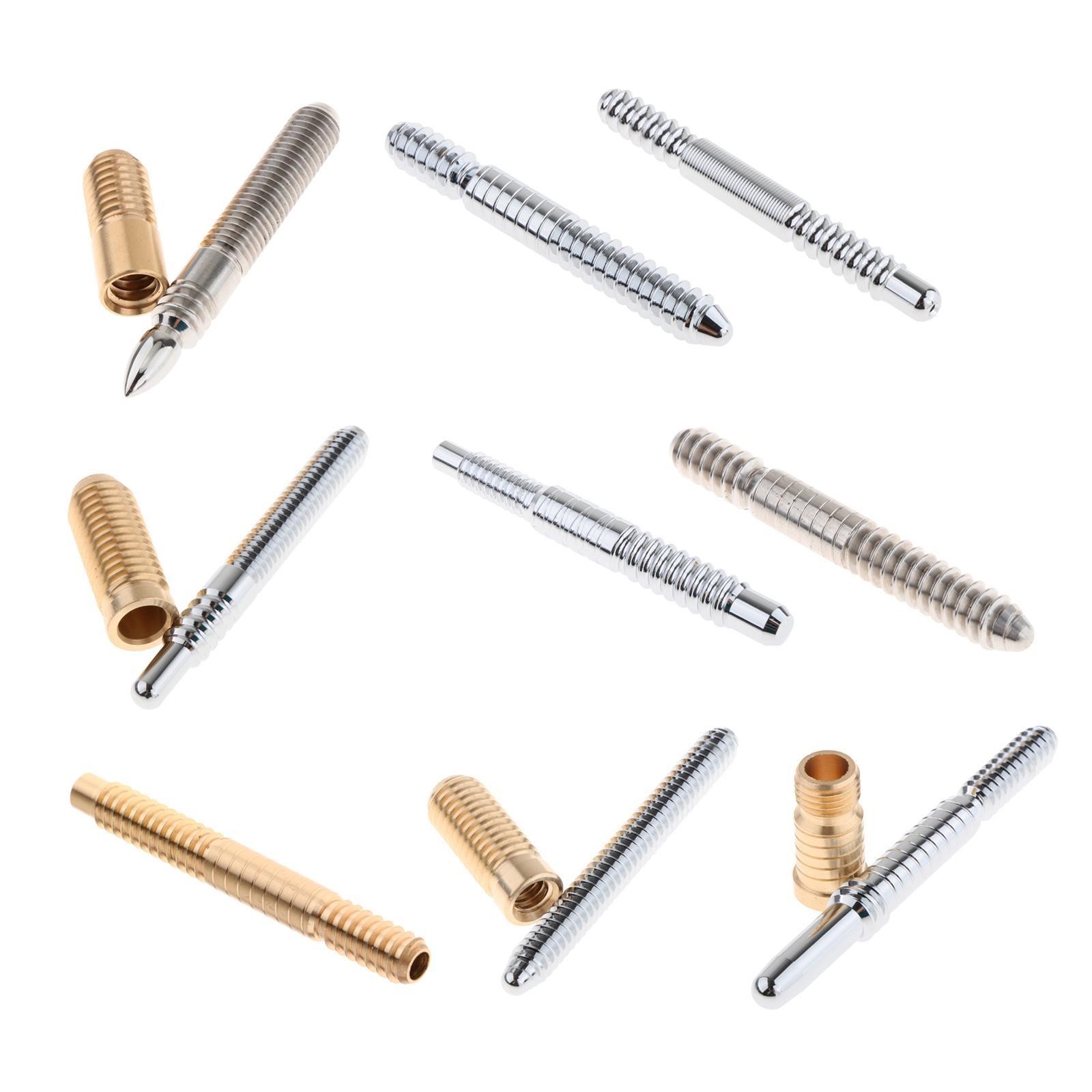 Billiards Pool Cue Joint Pin Metal Shaft Fittings Portable