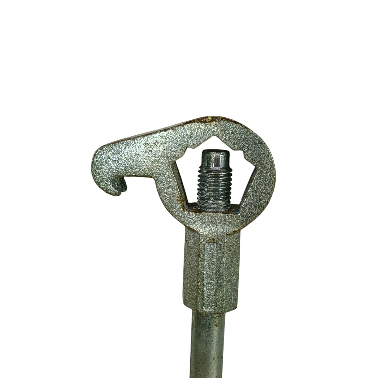 18” Adjustable Fire Hydrant Wrench W/ Spanner Hook Pentagon & Square Nuts