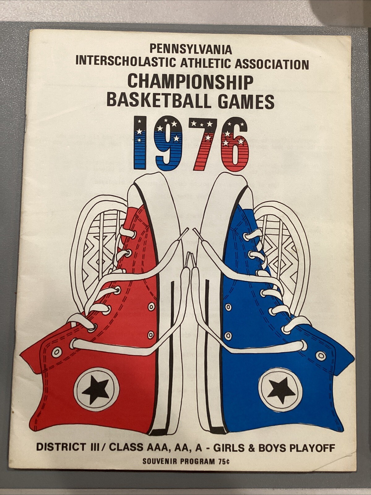 1976 Pennsylvania High School Championship Basketball Program