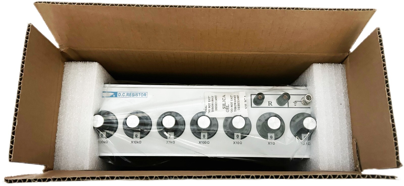 7 Dials Decade Resistance Box Decade Resistor Decade Box Max Value 1111111Ω