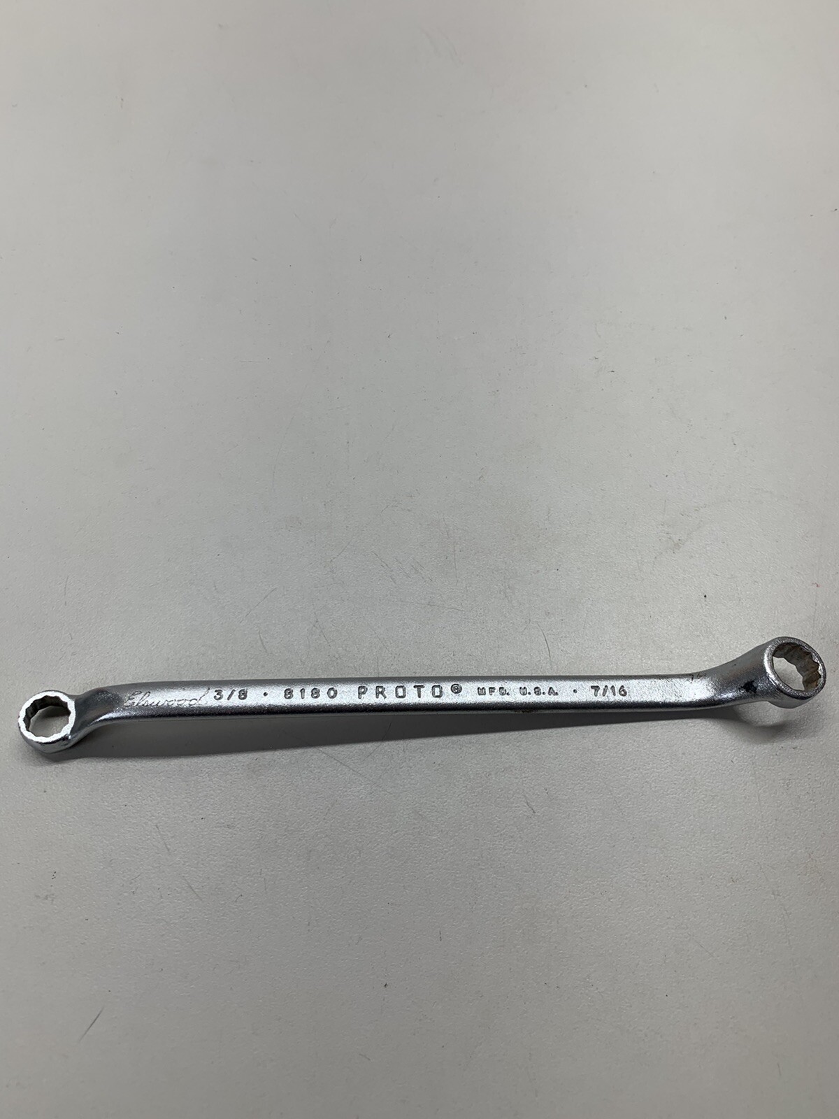 Proto Professional 3/8” 7/16” Offset Double Box End Wrench 8180