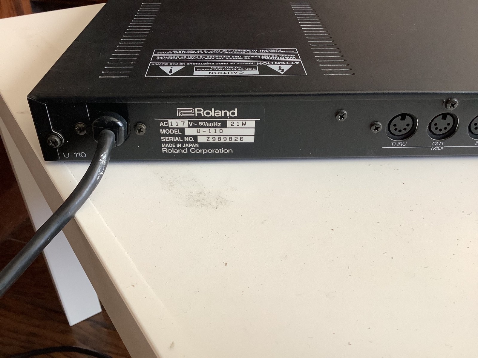 Roland U-110 PCM Sound Module Rackmount & Synthesizer