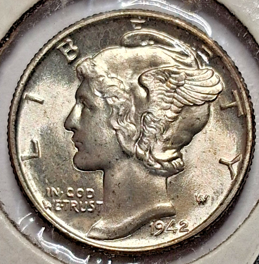 1942 Mercury Dime