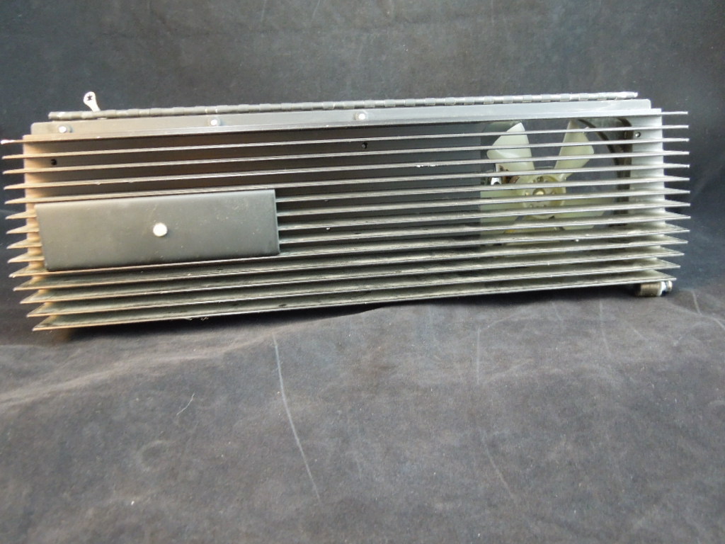 Large ALUMINUM HEAT SINK w/ fan and sensor panel 16 inches by 5inches