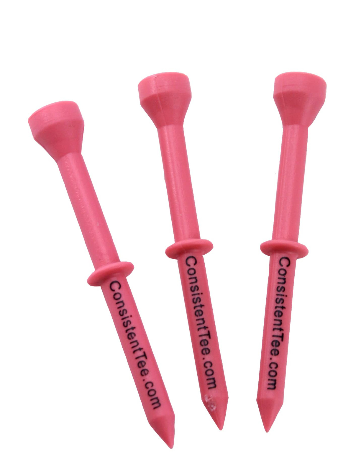 Consistent Golf Tees 3 1/4" PINK - 2 Pack
