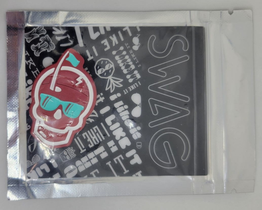Swag Series ~ Red ~ Chicago Skull ~ Ball Marker
