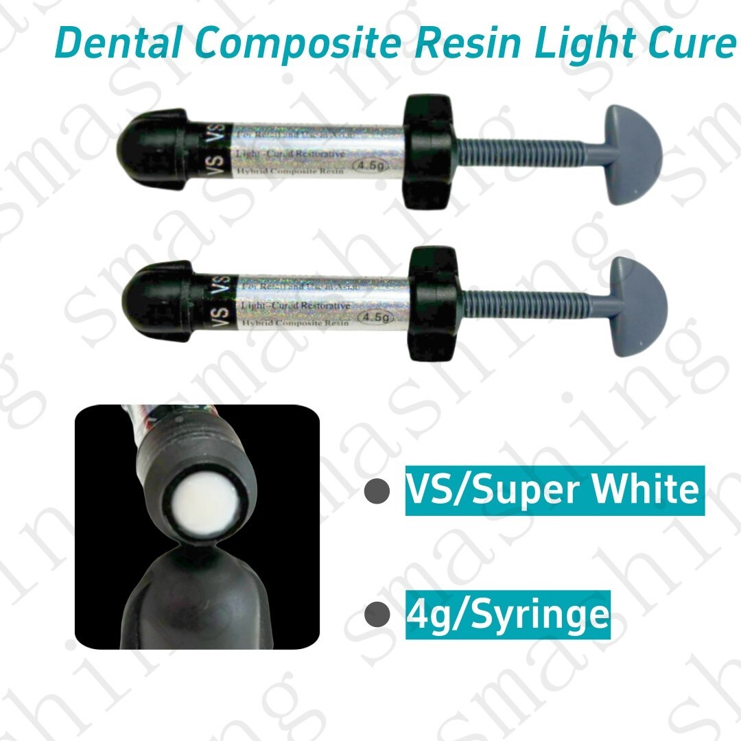 4.5g Dental Composite Resin Light Cure Bright White Veneer Hybrid Aesthetic