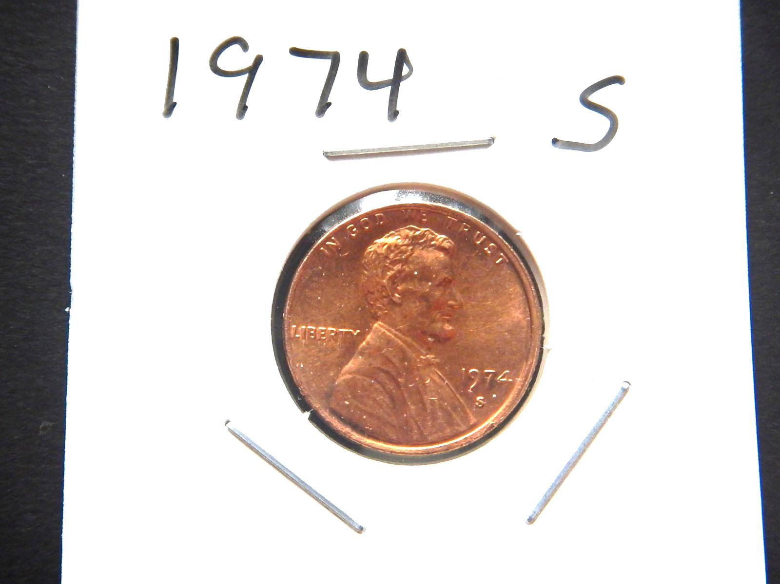 1974 (S) Lincoln Penny