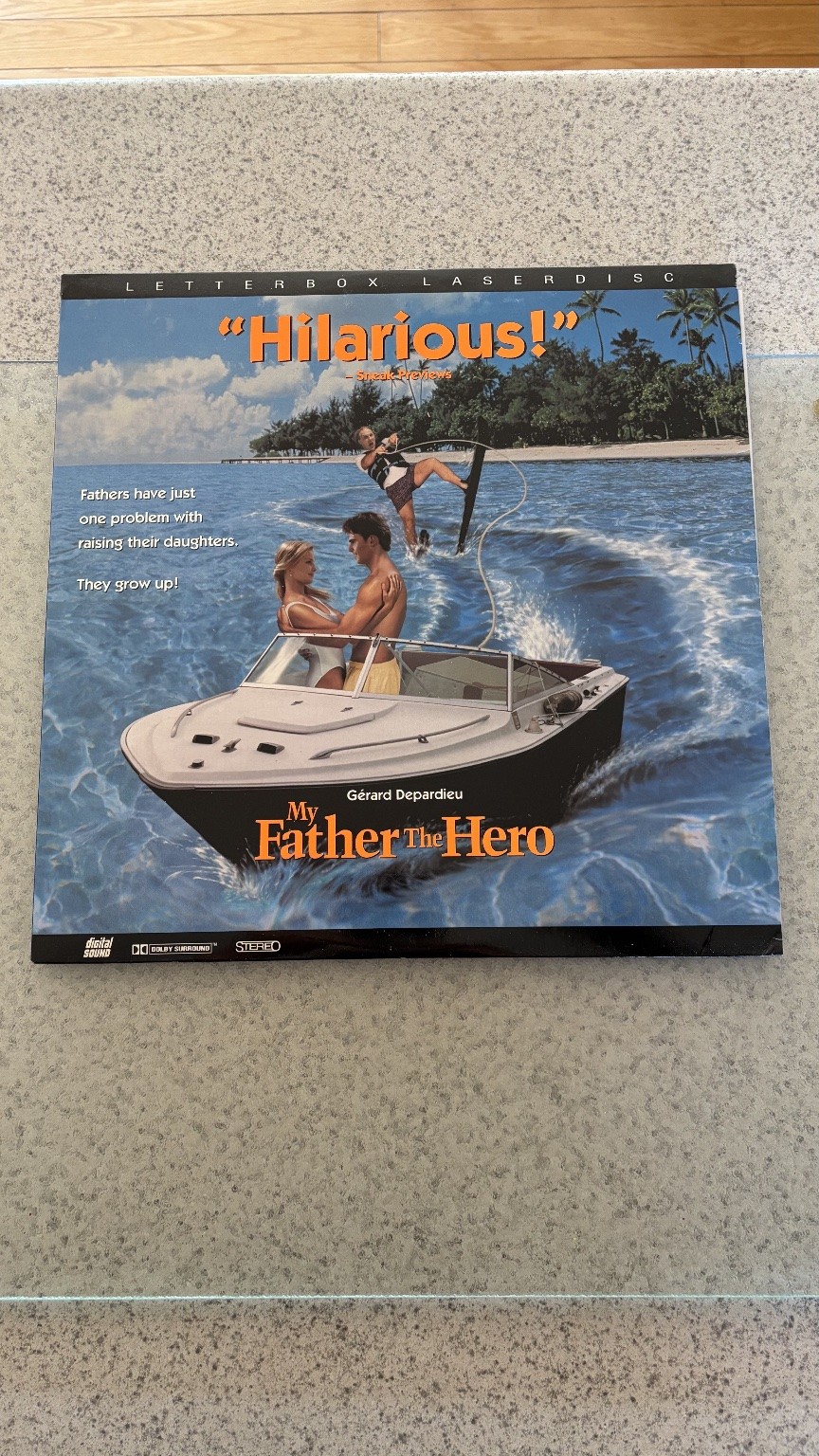 My Father The Hero LaserDisc 1994 Comedy Letterbox Gérard Depardieu Buena Vista