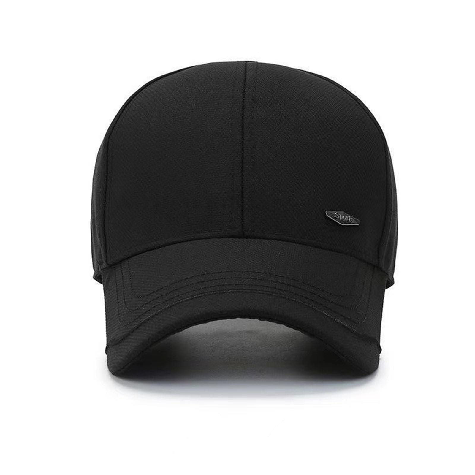 Retro Structured Baseball Cap Low Profile Plain Golf Hats Adjustable Cotton D...