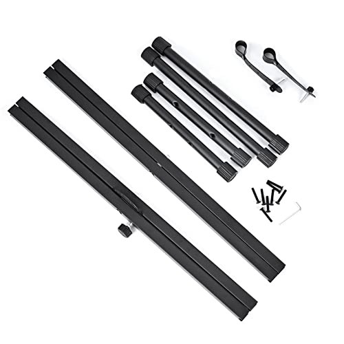 Keyboard Stand & Bench Set, Upgrade Heavy Double X-Shape with Locking Straps