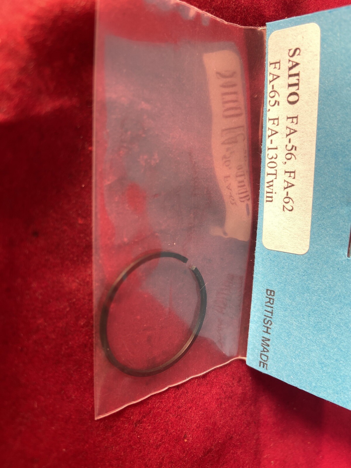 SAITO FA56- 62-65 & FA 130 TWIN 4-C PISTON RING NIP
