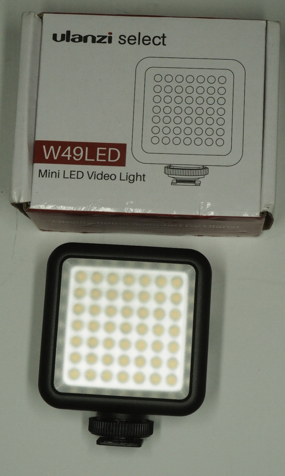 Ulanzi W49 LED Portable Mini Photography Fill Light for DSLR Camera Phone Vlog