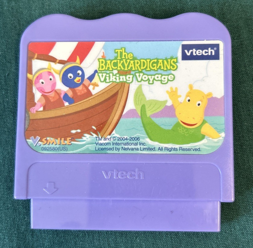 Vtech Vsmile THE BACKYARDIGANS VIKING VOYAGE Game Cartridge Educational Learning