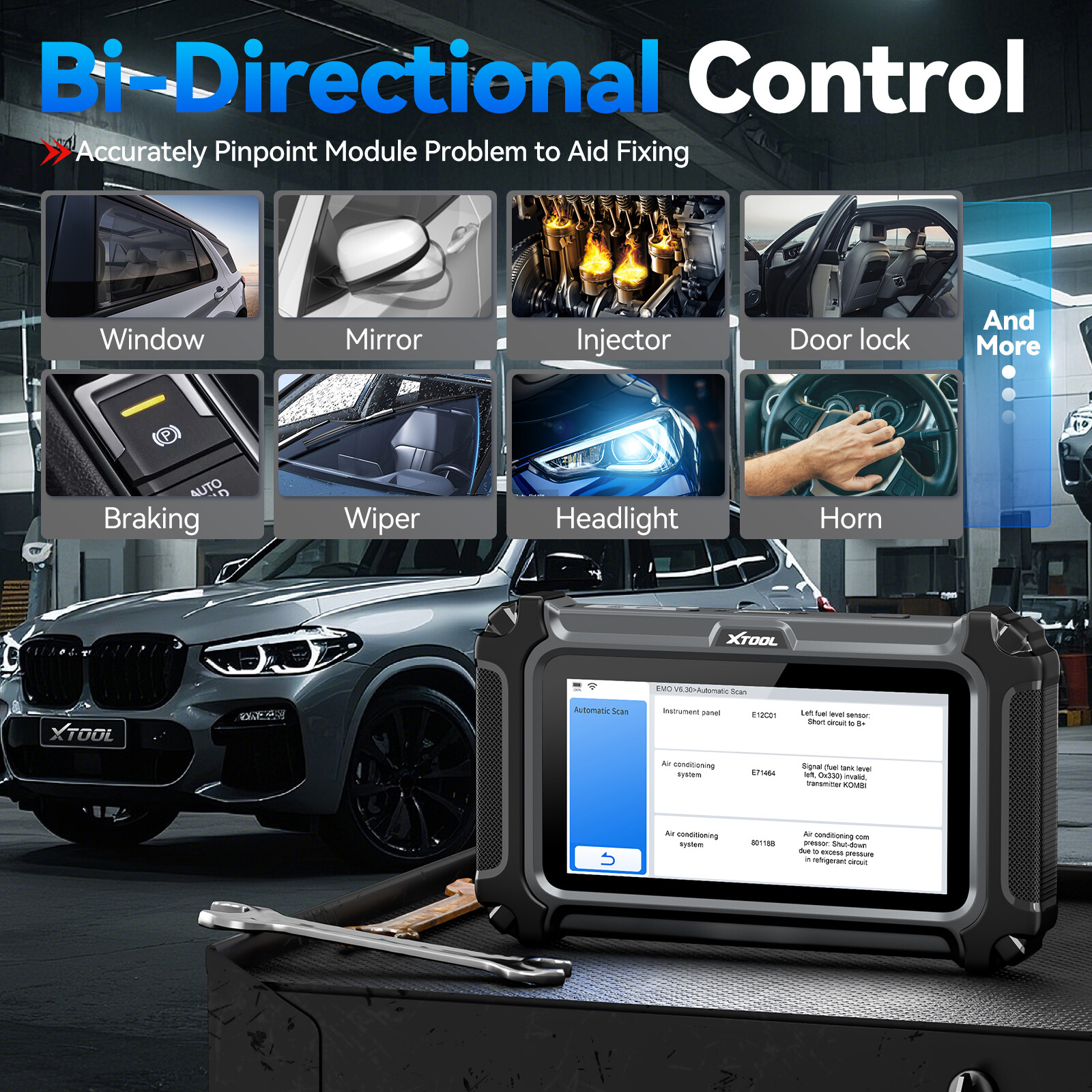 XTOOL IP500 For BMW/MINI/RR OBD2 Scanner Diagnostic Tool ECU Coding Full System