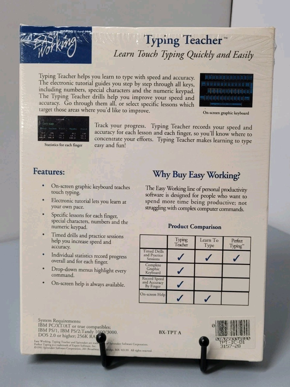 Typing Teacher for Windows IBM Floppy Disks Complete With Inserts Manual