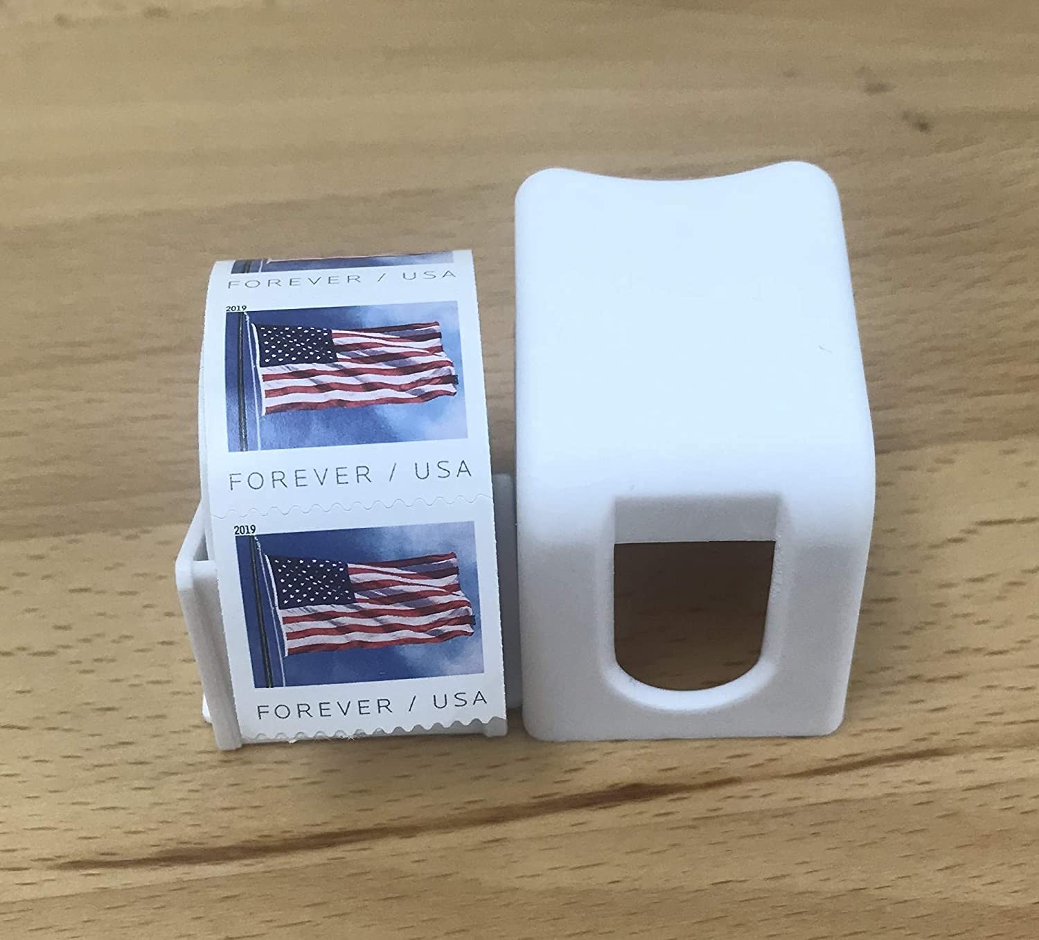 ZAMBT Stamp Roll Holder Dispenser for a of 100 Stamps