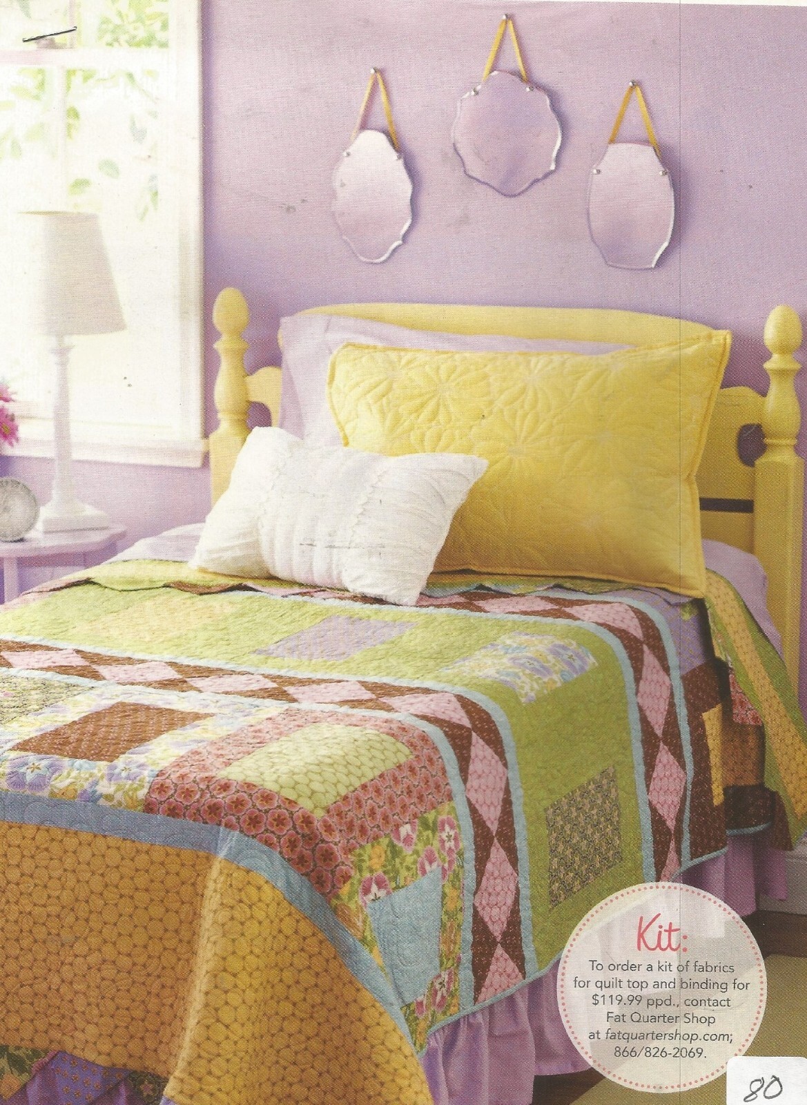 E0844  A ROWS GARDEN  QUILT PATTERN/INSTRUCTIONS