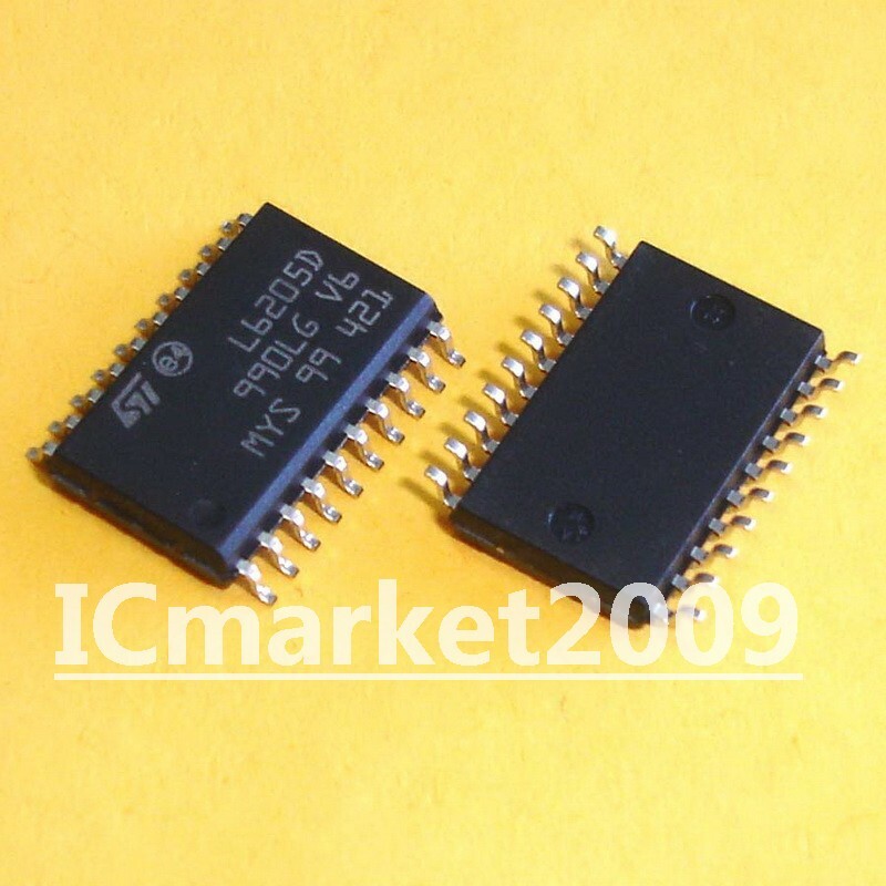 2 PCS L6205D SOP-20 L6205 L6205D013TR DMOS DUAL Full Bridge Driver Chip IC