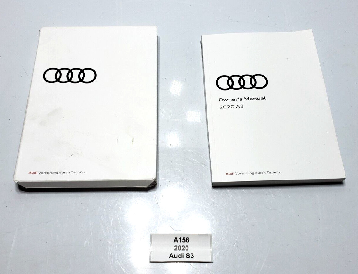 ✅ 2020 OEM Audi S3 A3 Owners Manual Maintenance Book SET