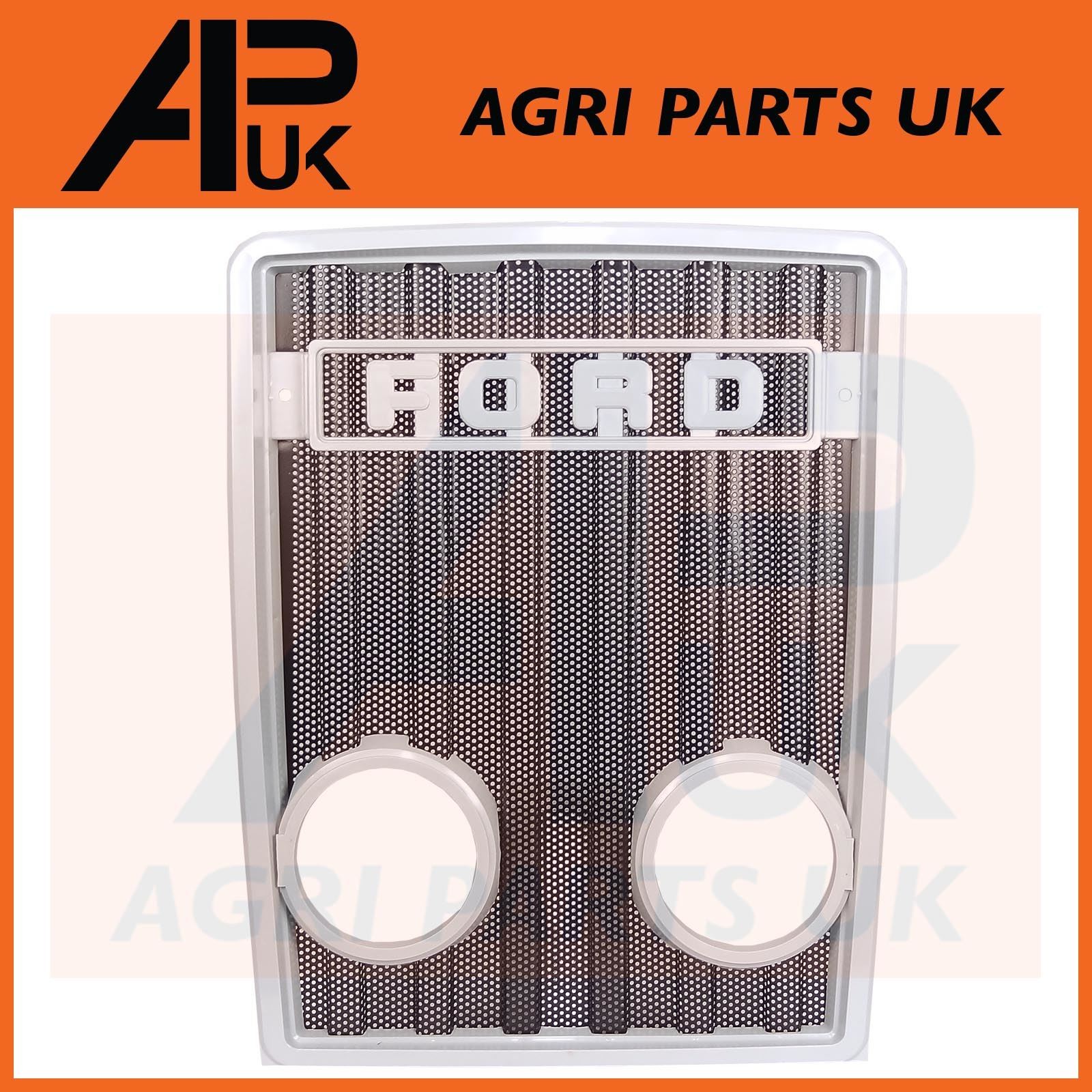Front Plastic Grill Grille with Lamp Holes for Ford 4100 6600 7600 Tractor