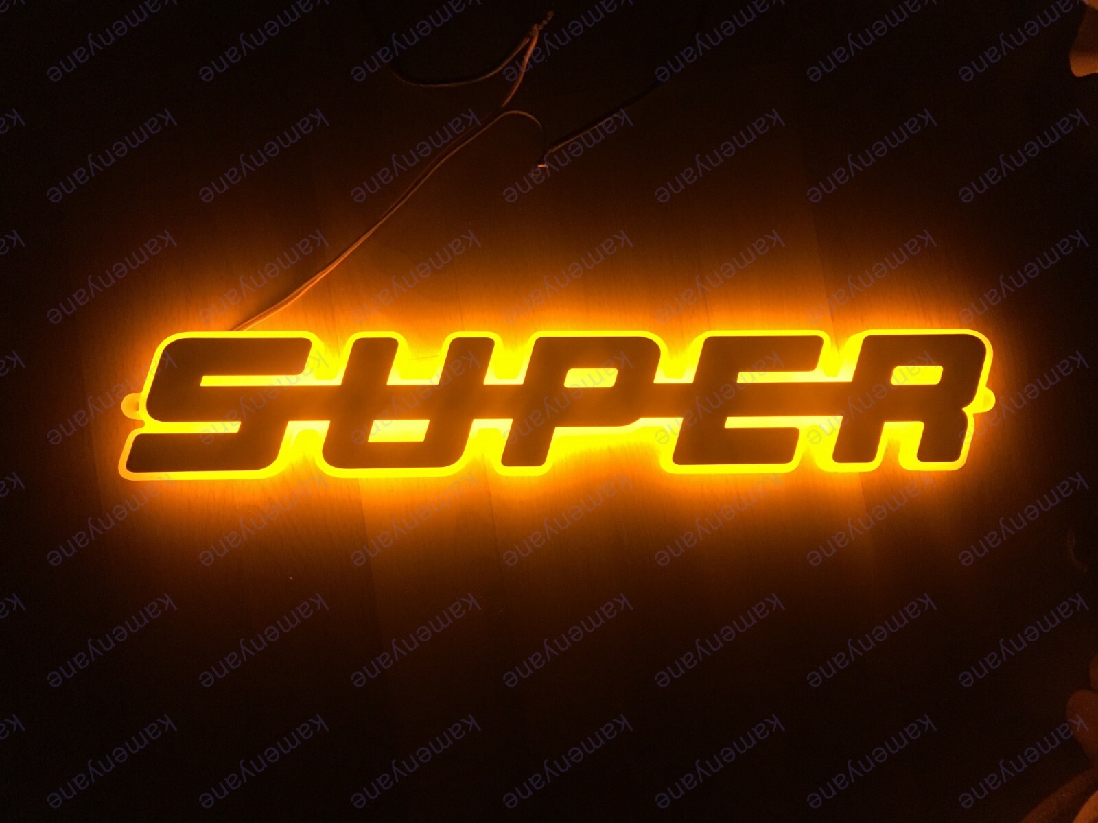 For SCANIA LED Emblem Text ( SUPER ) 24V / YELLOW