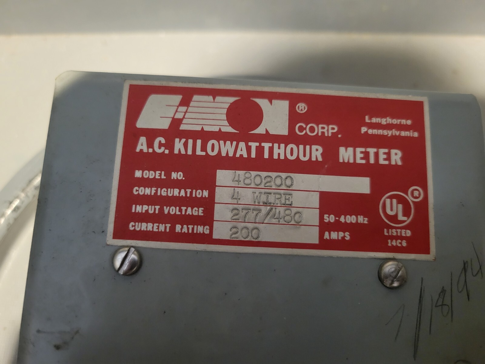E-Mon KWH Smart Meter, Model 480200