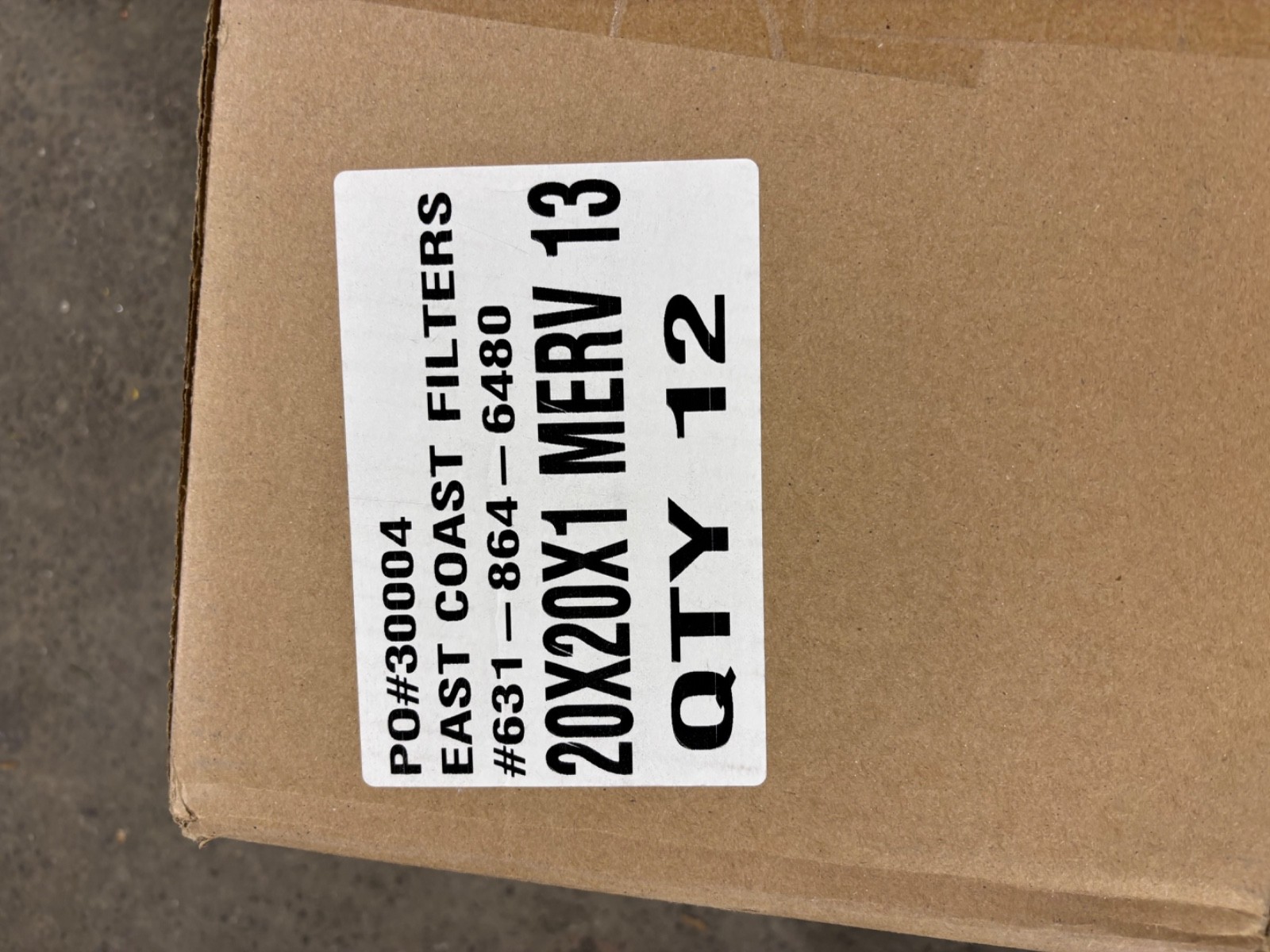 20x20x1 Air Filter MERV 13