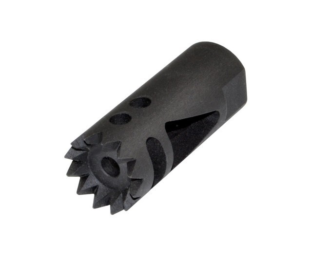 Black Steel 5/8x24 TPI Thread Competition Muzzle Brake For 6.5 Creedmoor