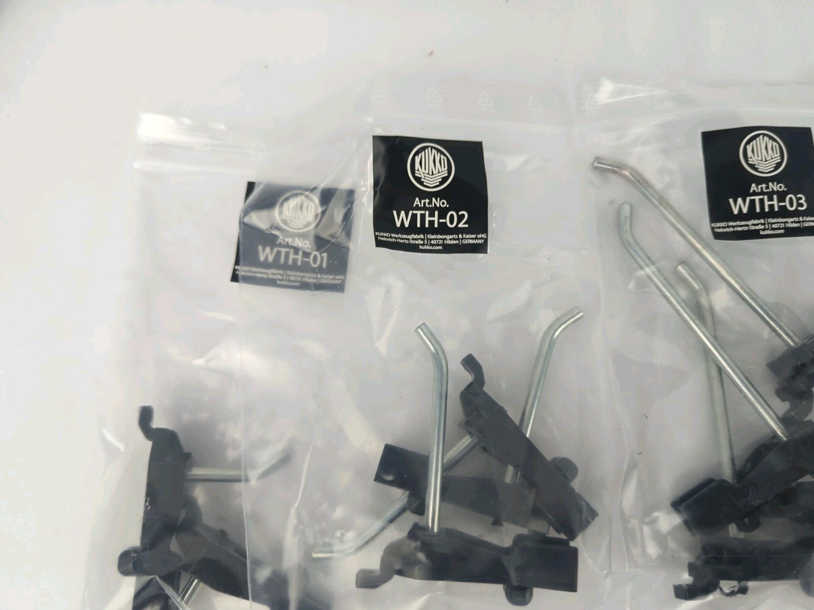 KUKKO Tool Hook Holder / Brackets New Set With Chart