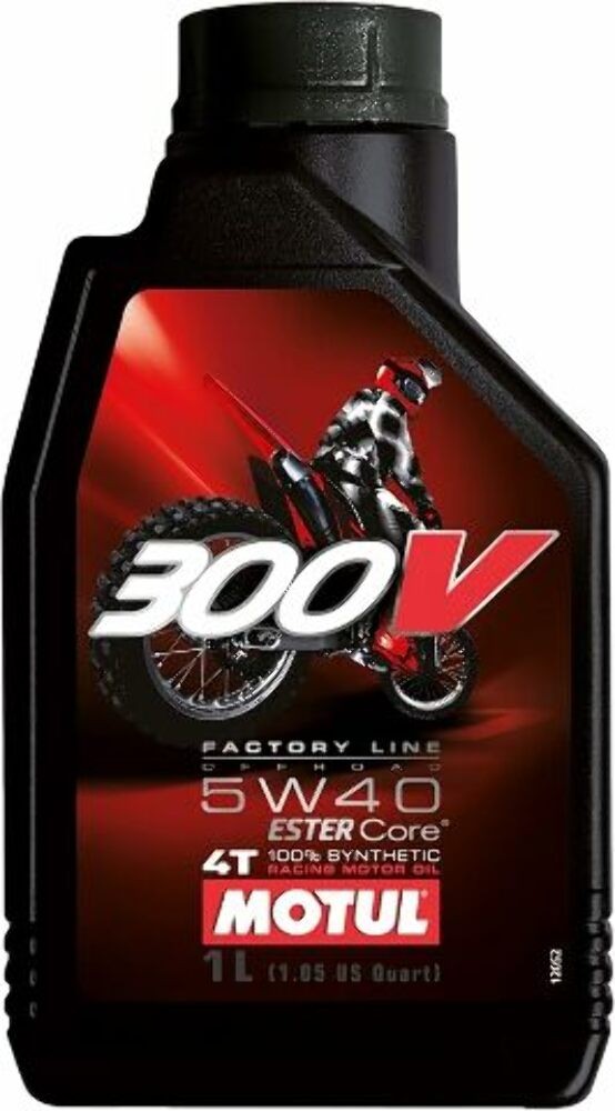 Motul 300V 5W40 100% Synthetic Motor Oil Road Racing - 1 Liter