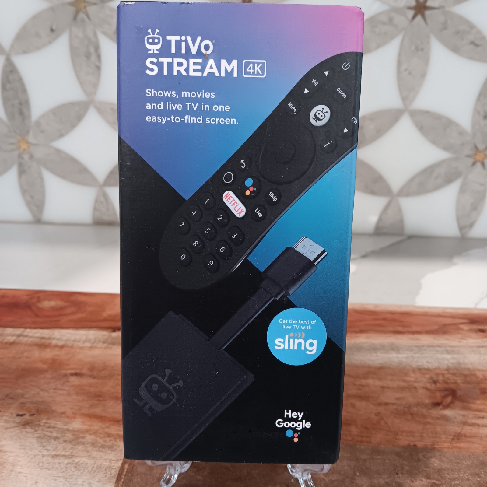 TiVo Stream 4K Media Streamer, Dolby Vision, Atmos, Chromecast, Wi-Fi