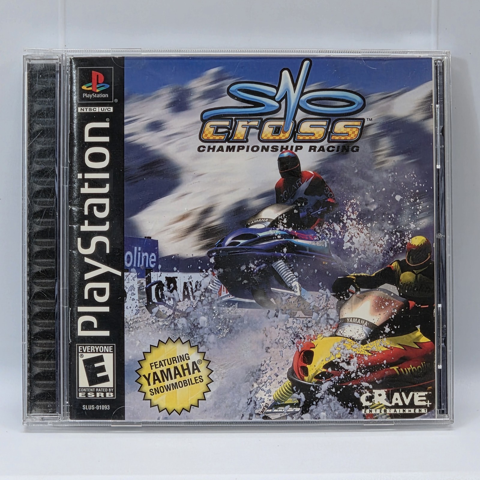 Sno-Cross Championship Racing Game Case & Manual Sony PlayStation 1 PS1
