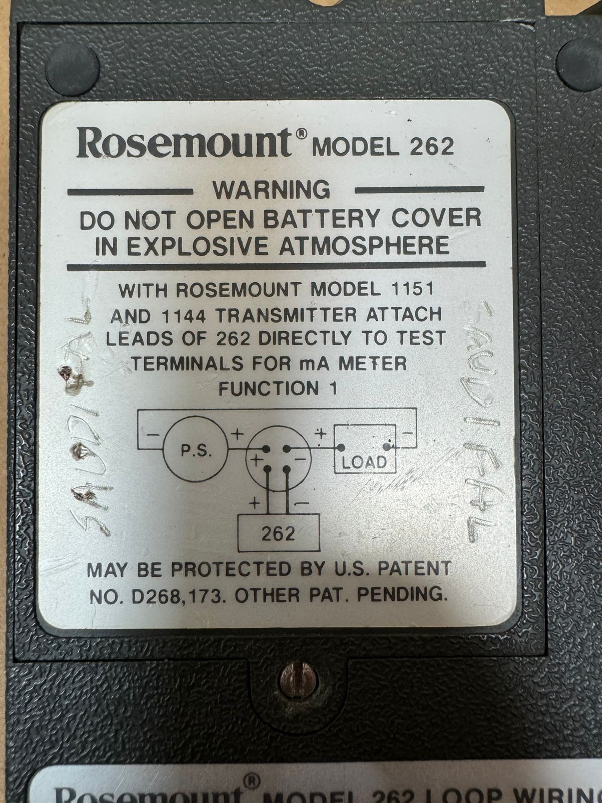 Rosemount / Field Calibrator / 262