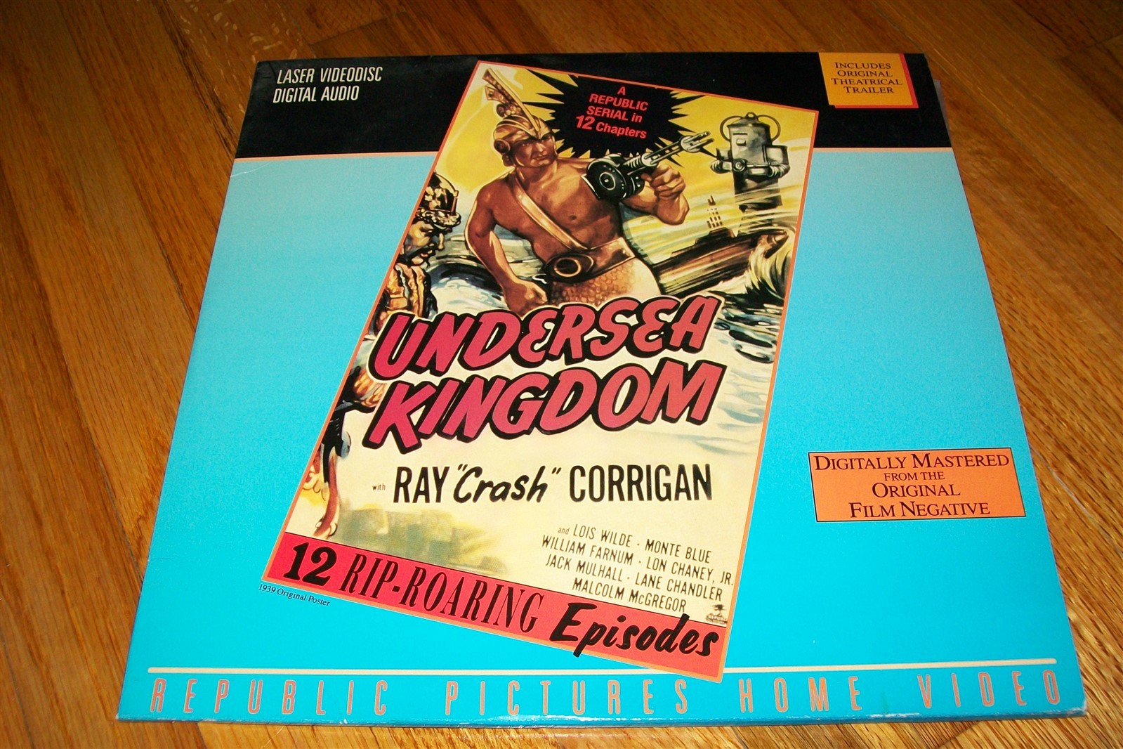 UNDERSEA KINGDOM 2-Laserdisc LD SET EXCELLENT CONDITION VERY RARE W/TRAILER!