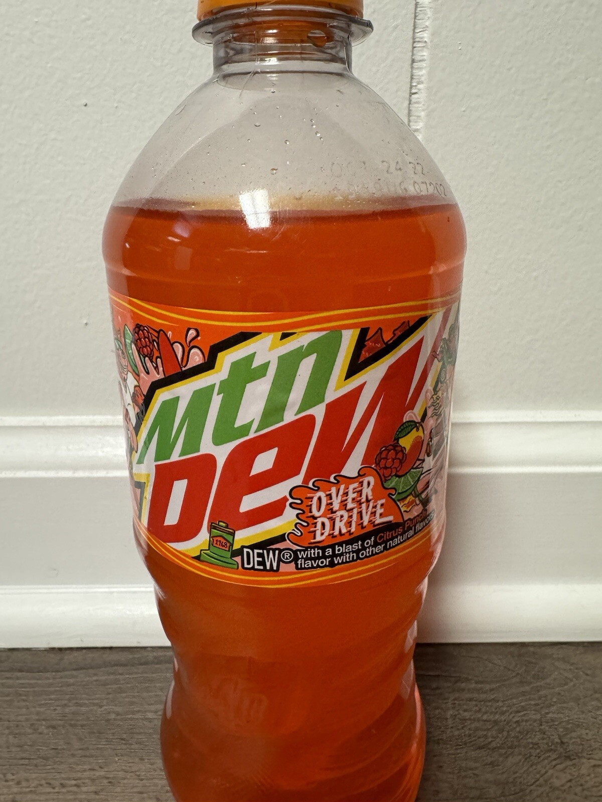 NEW Unopened Mountain Dew Overdrive 20 oz bottle Full