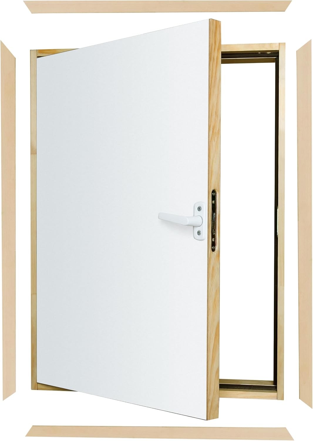DWK Wall Hatch 27 in. x 35 in. Wooden Insulated Access Door