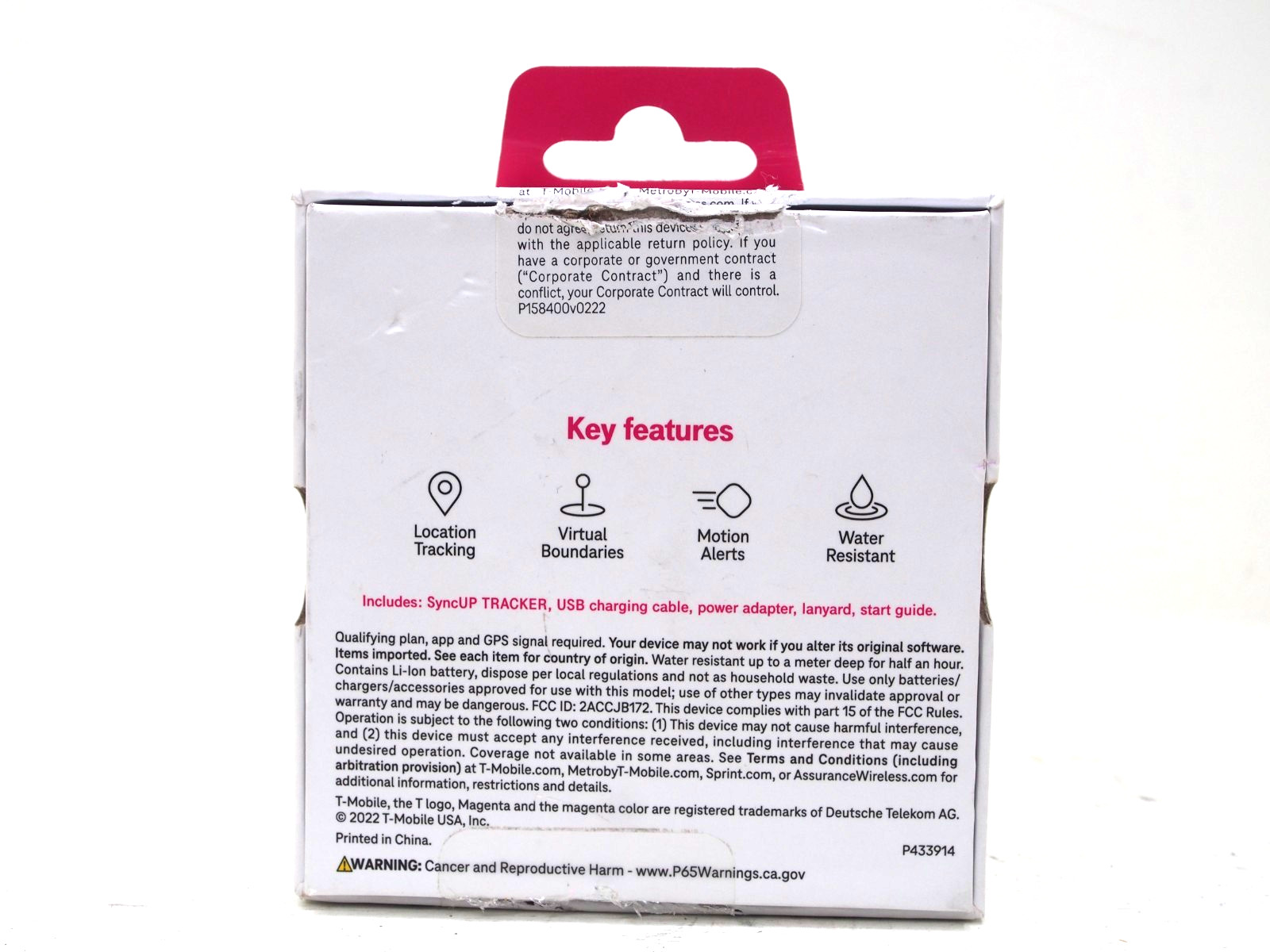 SyncUP Tracker 128MB Gray Kit Open Box New Packaging