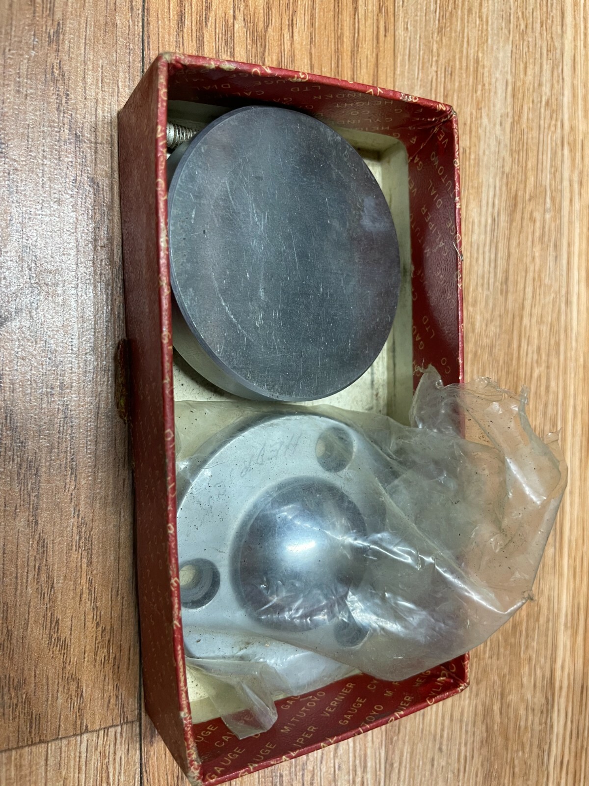 LOT OF 4 MITUTOYO INDICATOR STAND ANVILS