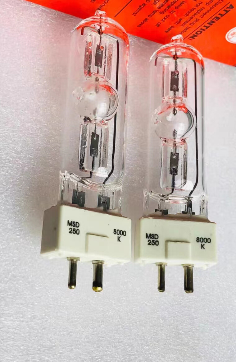 2 pcs msd250/2 8000k Stage Lamp Club Bulb Gy9.5 Moving head Bulb Halogen