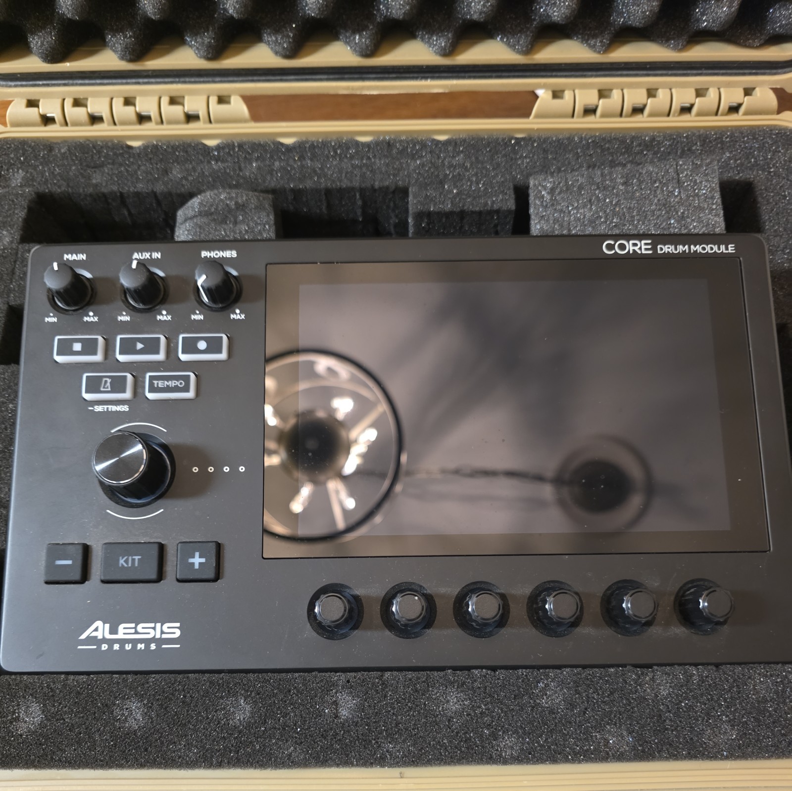 Alesis Strata Core Electronic Drum Module w/ Power Cable, Mount, and Cable Snake