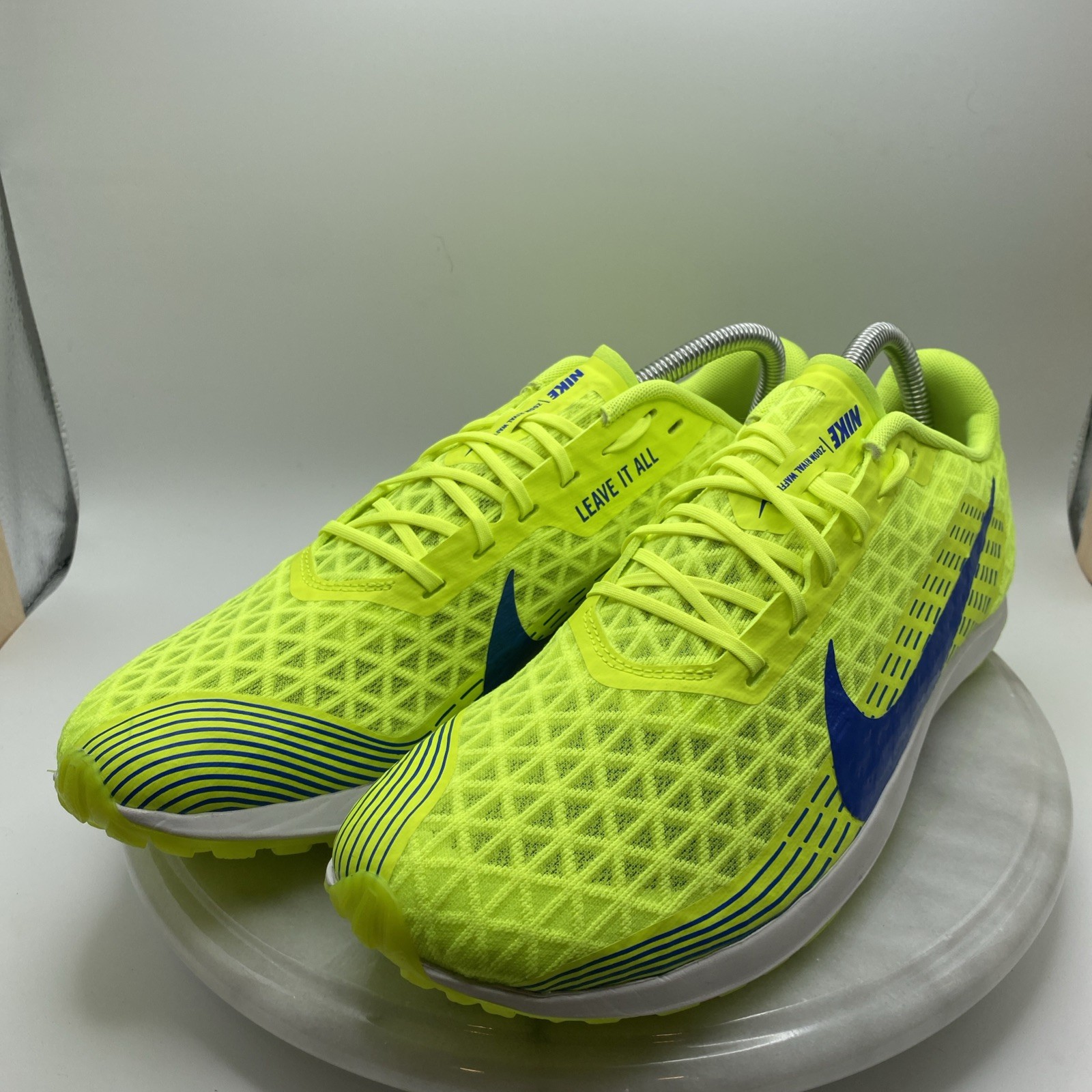 Men's 10.5 Nike Zoom Rival Waffle XC Cross Country Shoe  AJ0852-700 Neon Racing
