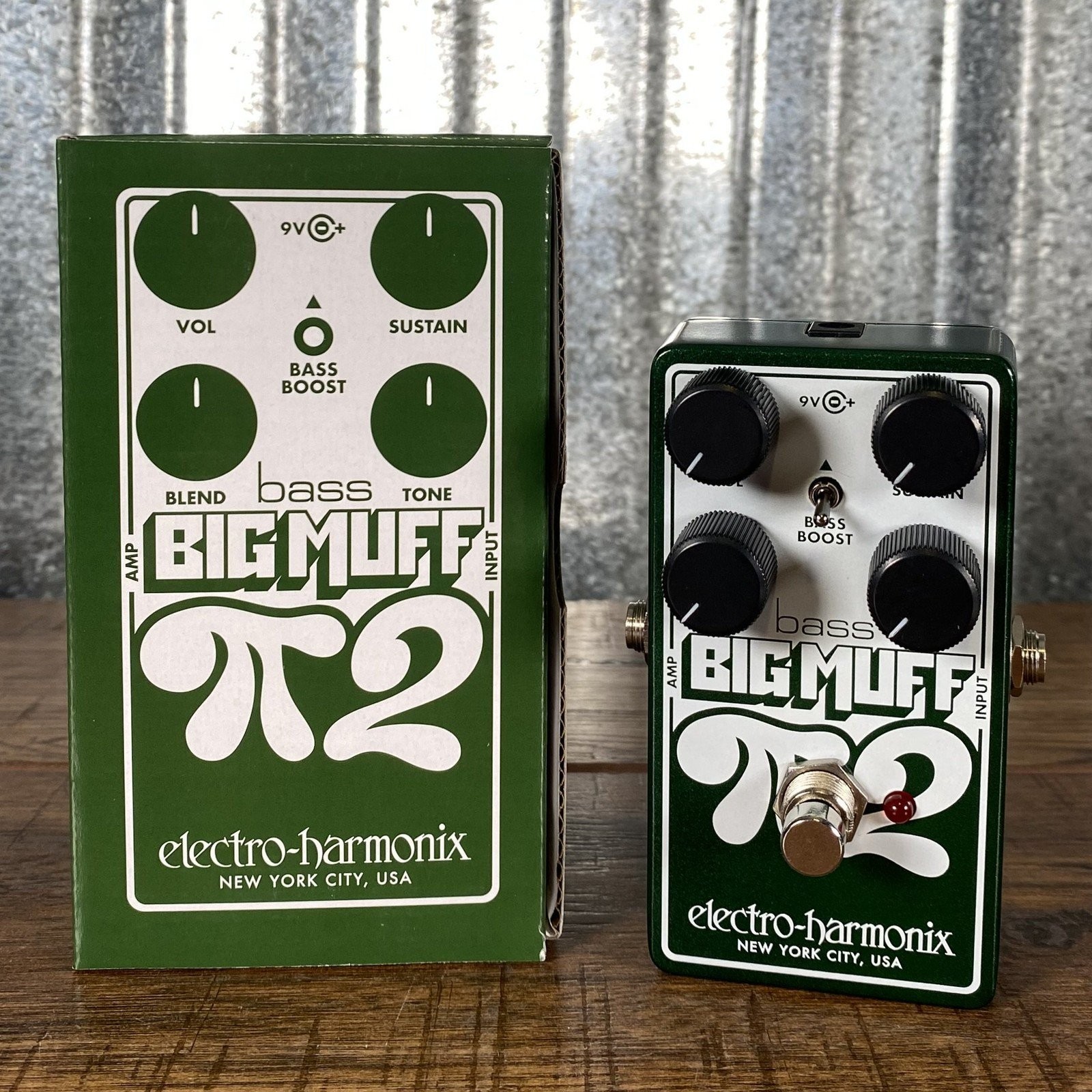 Electro-Harmonix EHX Nano Bass Big Muff Pi 2 Fuzz Effect Pedal