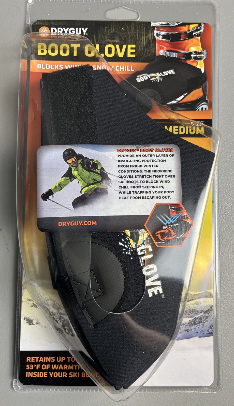 DryGuy Cold Weather Boot Gloves - Black. Size M