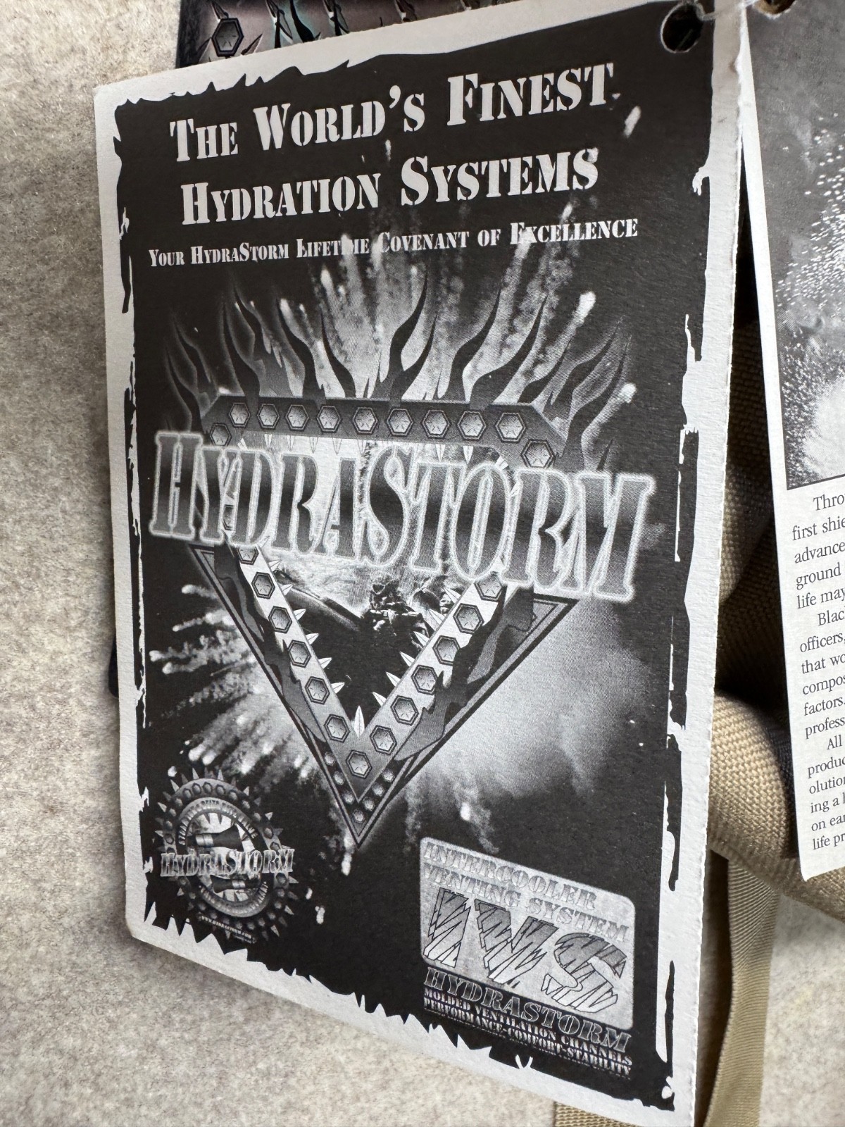 Hydrastorm Tsunami Hydration System 100 oz Desert Camo Backpack Nylon