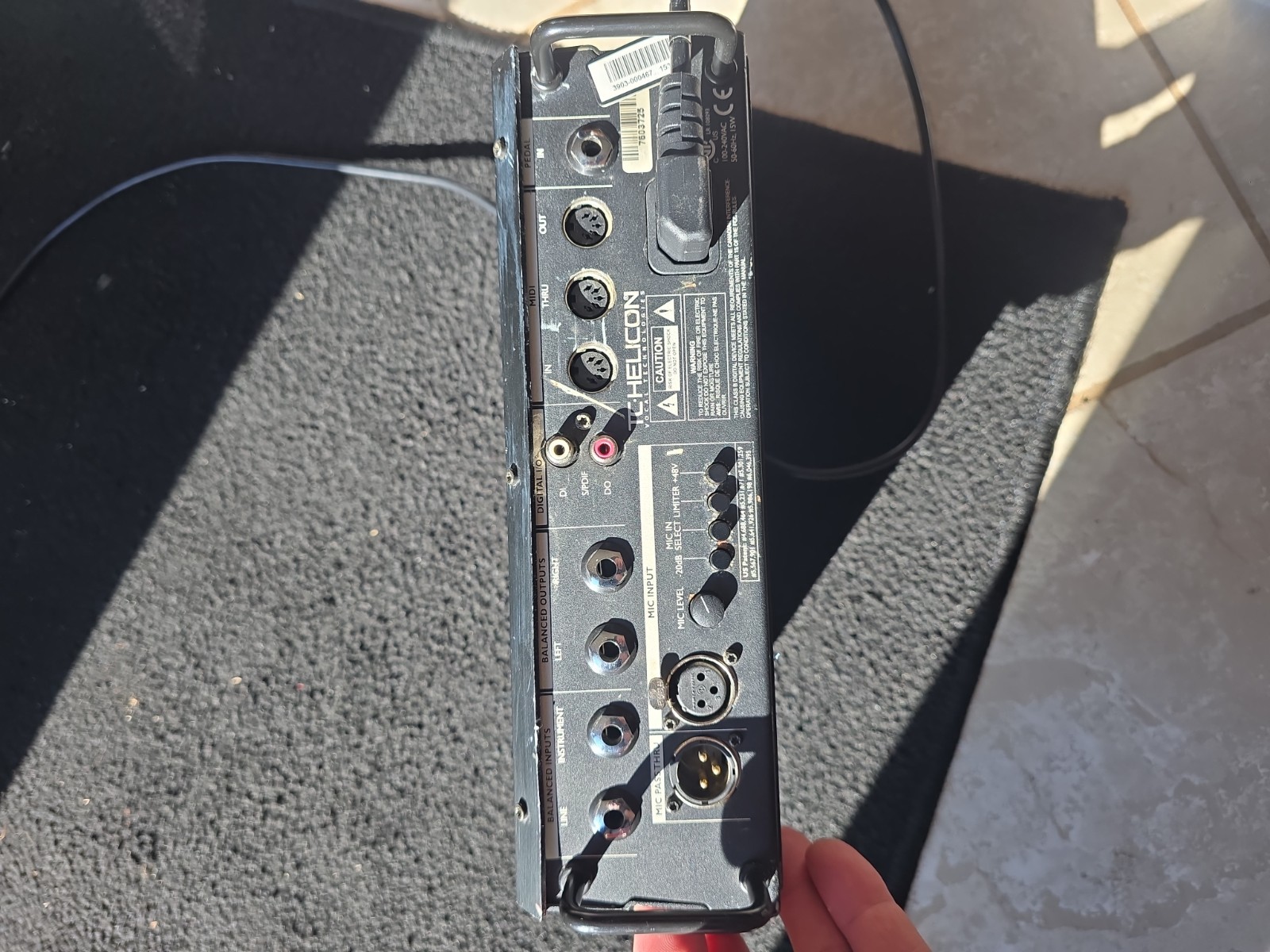 TC Helicon Voice live Series Effects Processor HFW001