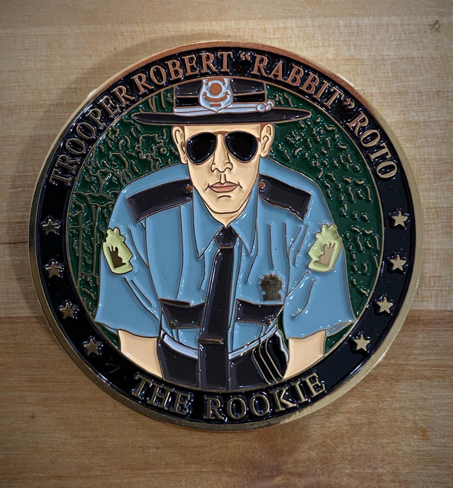 New Limited Vermont State Police Super Troopers Movie Rookie Coin