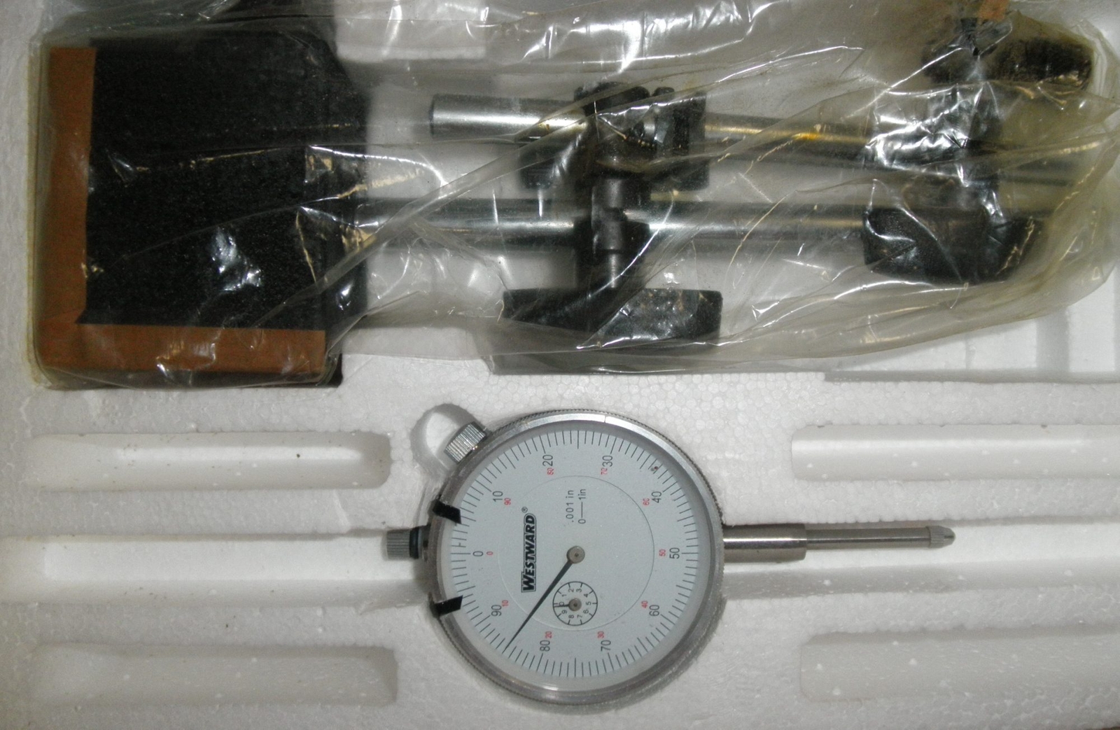 5LD62 Westward Dial Indicator with Magnetic Base 4KU71 5210-01-515-7887 5LD62...